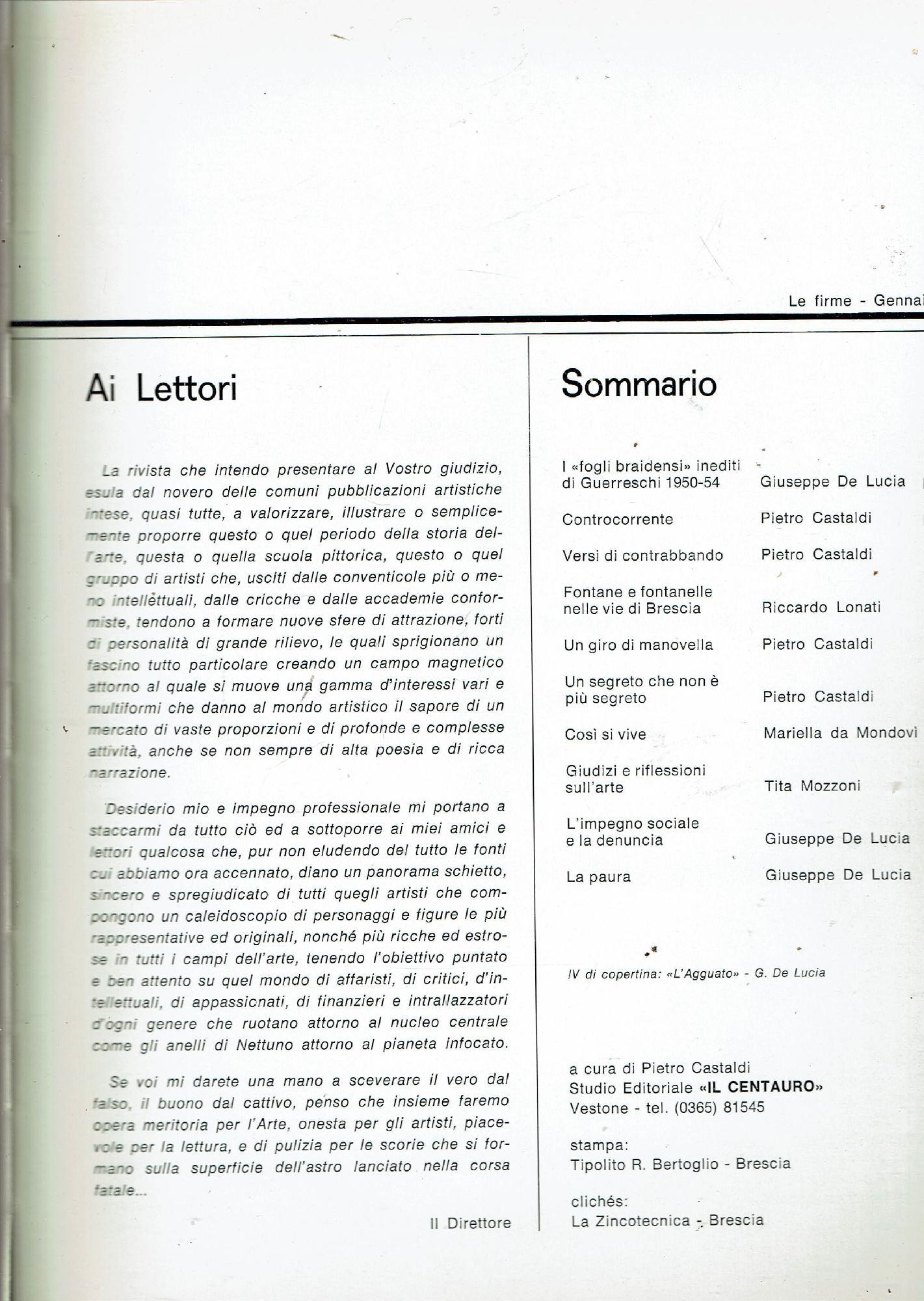 Le Firme Rassegna D'Arte A Cura Di Pietro Castaldi
