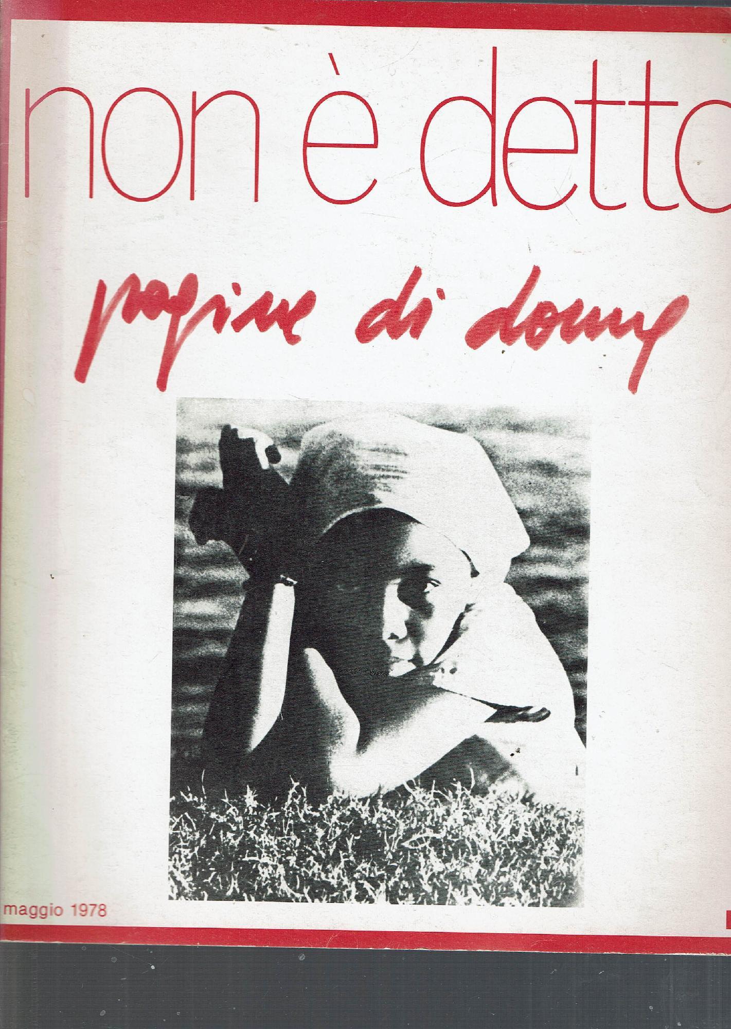 Non è Detto Pagine Di Donne. Maggio 1978