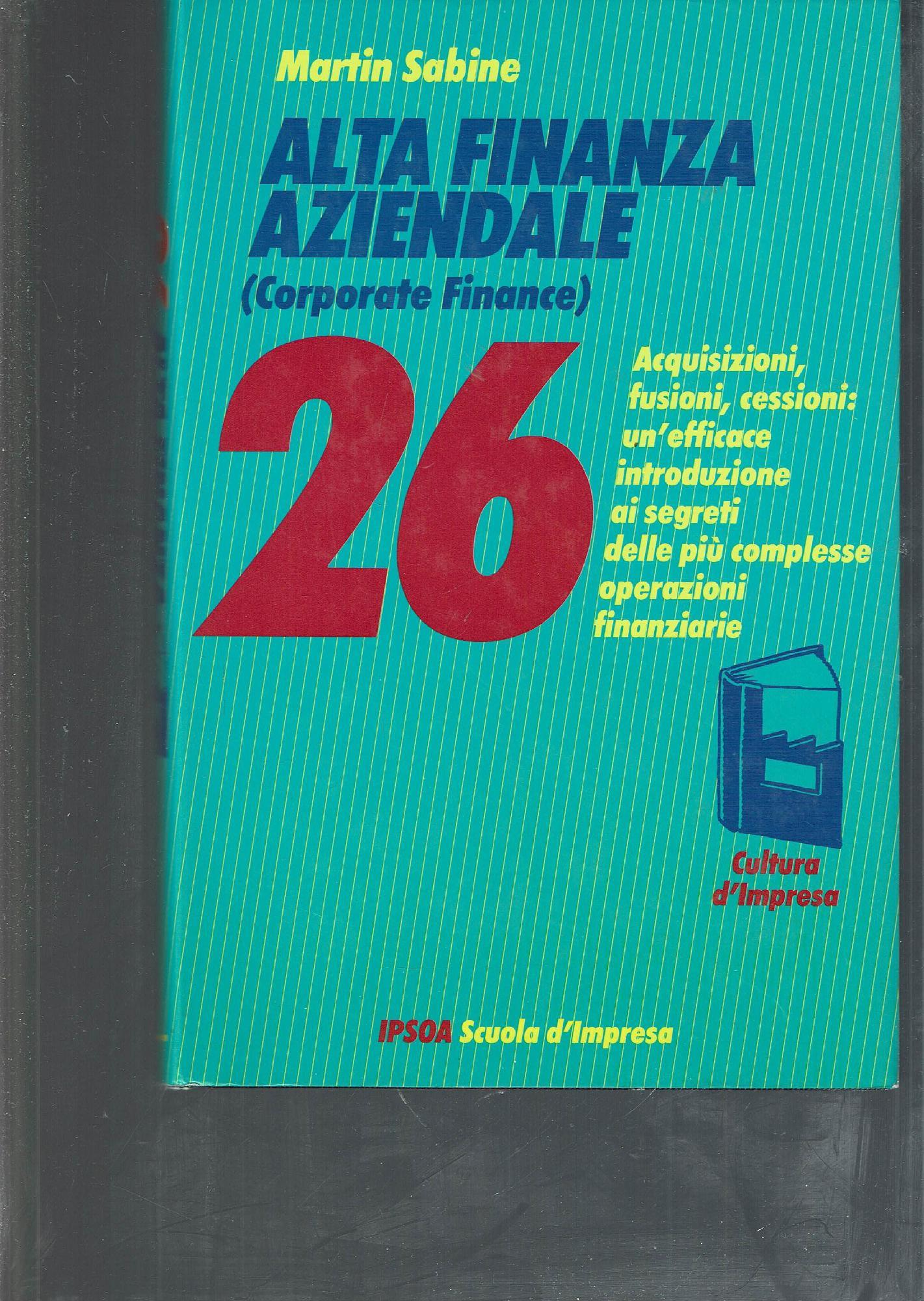 Alta Finanza Aziendale (Corporate Finance)