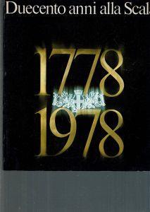 duecento anni alla scala 1778-1978 - copertina