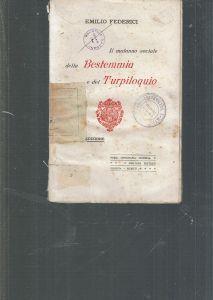 IL Malanno Sociale Della Bestemmia E Del Torpiloquio - Emidio Federici - copertina