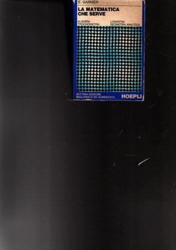 La Matematica Che Serve Algebra Trigonometria Logaritmi Geometria Analitica - copertina