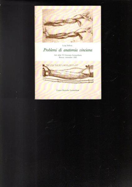Problemi Di Anatomia Vinciana - copertina