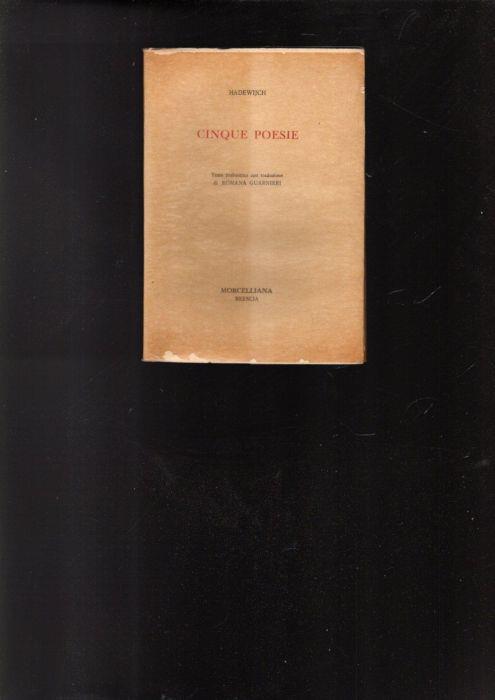 Cinque Poesie - copertina