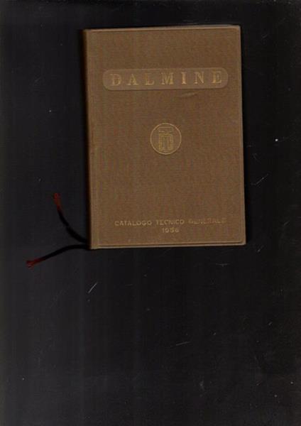 Dalmine - Catalogo Tecnico Generale 1956 - copertina