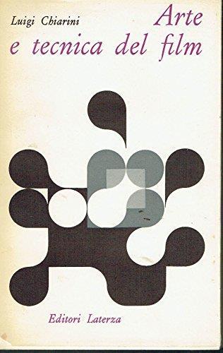 Arte e tecnica del film - Luigi Chiarini - copertina