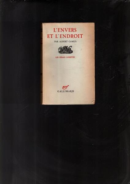 L' Enverse Et L' Endroit - Albert Camus - copertina