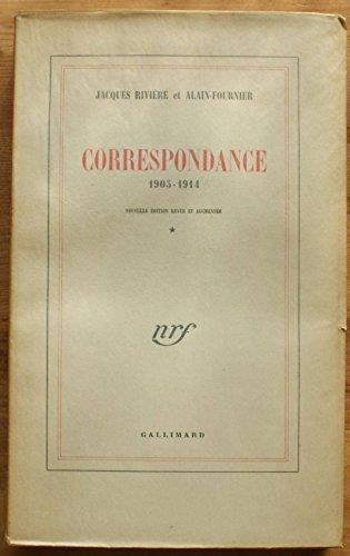 Correspondance 1905-1914 - copertina