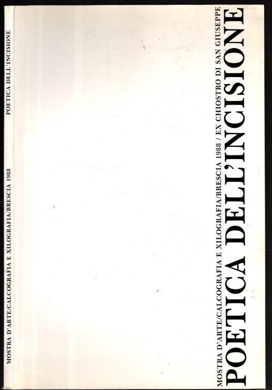 Poetica Dell'Incisione - copertina