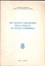 Nel Quinto Centenario Della Nascita Di Nicolo' Copernico 20° Anno Di Attivita' Della Specola Cidnea