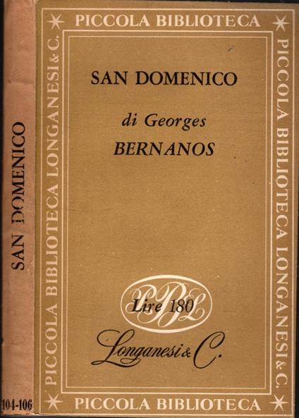 San Domenico - Georges Bernanos - copertina