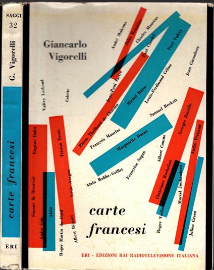 Carte francesi - Giancarlo Vigorelli - copertina