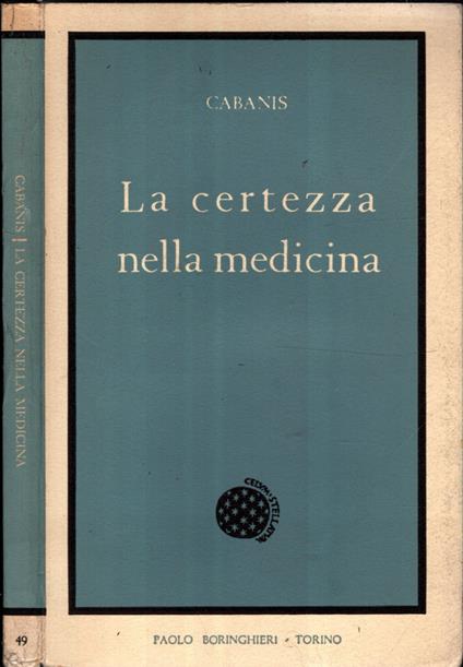 La Certezza Nella Medicina - copertina