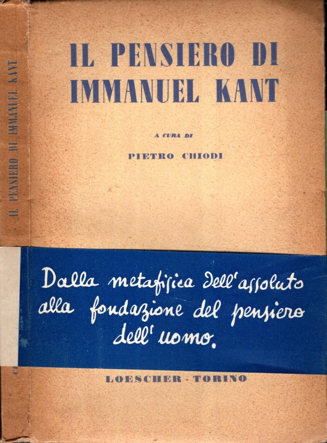 Il Pensiero Di Immanuel Kant