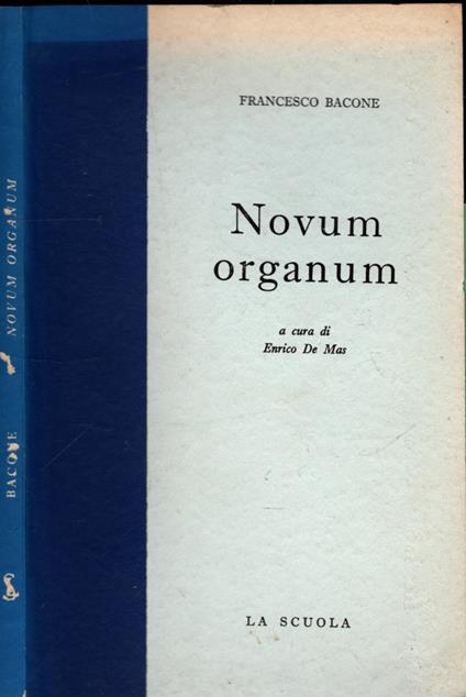 novum organum - Francesco Bacone - copertina