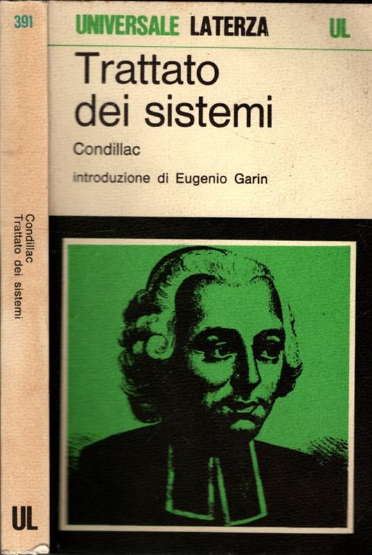 Trattato Dei Sistemi - Étienne Condillac - copertina