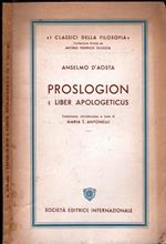 Proslogion E Liber Apologeticus