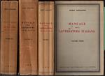 Manuale Della Letteratura Italiana 3 Volumi