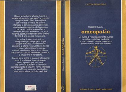 omeopatia - Ruggero Dujany - copertina