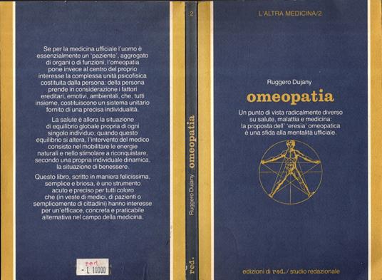 omeopatia - Ruggero Dujany - copertina