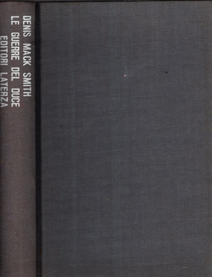 La guerra del Duce - Denis Mack Smith - copertina