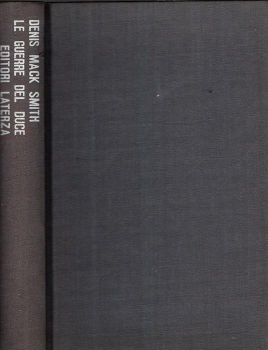 La guerra del Duce - Denis Mack Smith - copertina