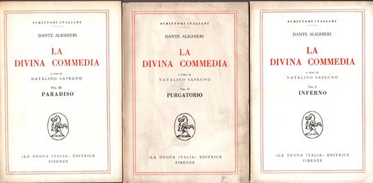 La Divina Commedia - Dante Alighieri - copertina