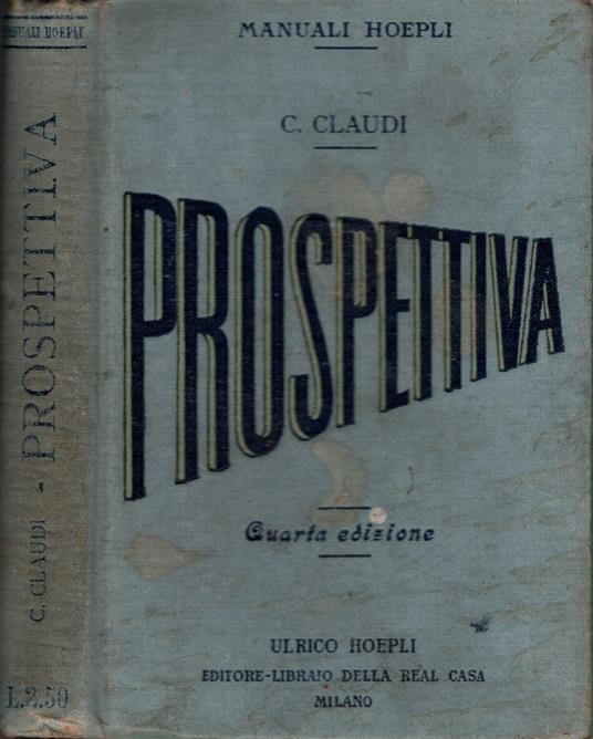 Manuale di Prospettiva - Claudio Claudi - copertina