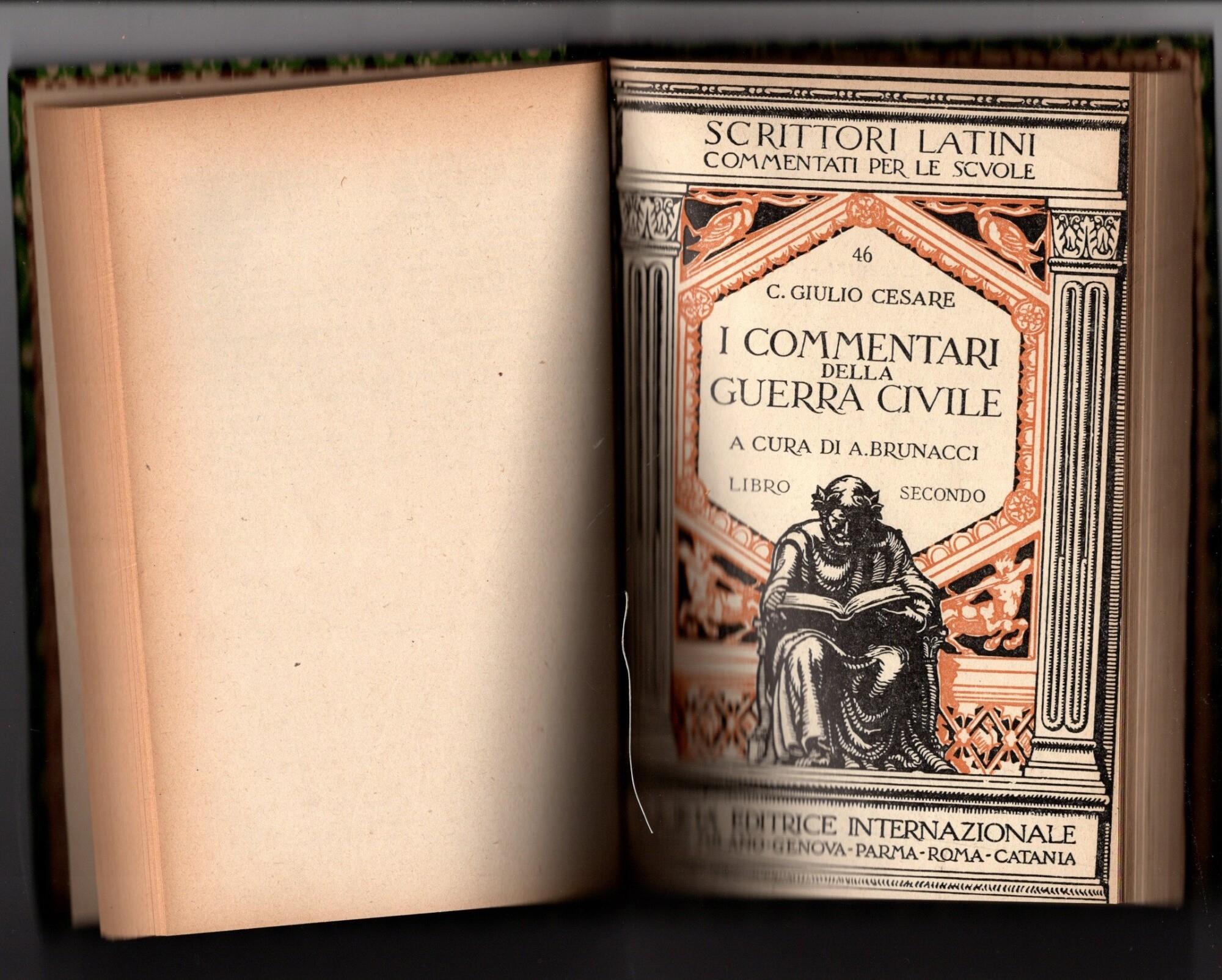 I commentari della Guerra Civile - Giulio Cesare - 3 libri