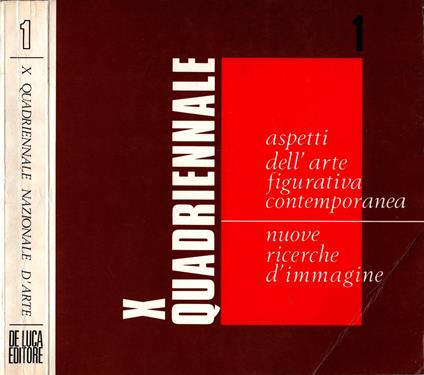 X Quadriennale 1 Aspetti Dell'arte Figurativa Contemporanea Nuove Ricerche D'immagine * - copertina