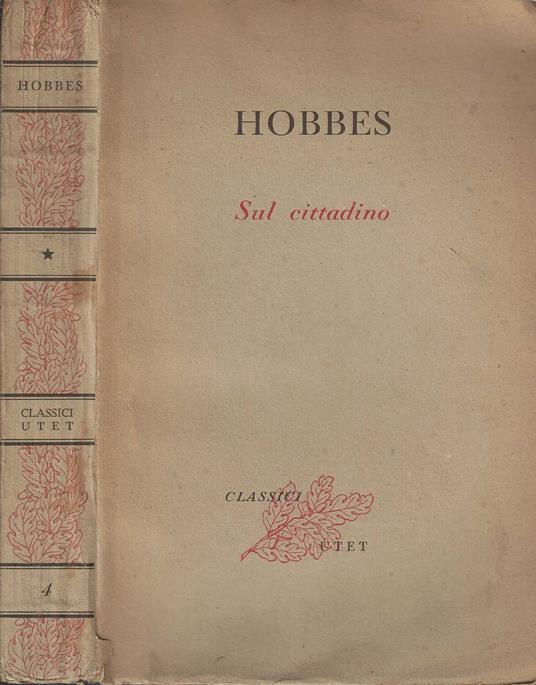 Elementi filosofici sul cittadino di Thomas Hobbes - Thomas Hobbes - copertina