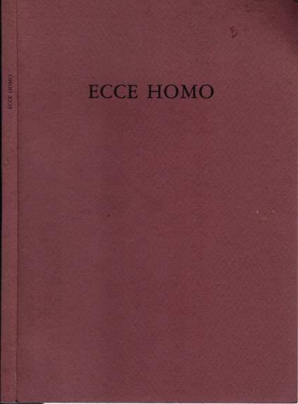 Ecce Homo 9-31 marzo 1991 - copertina