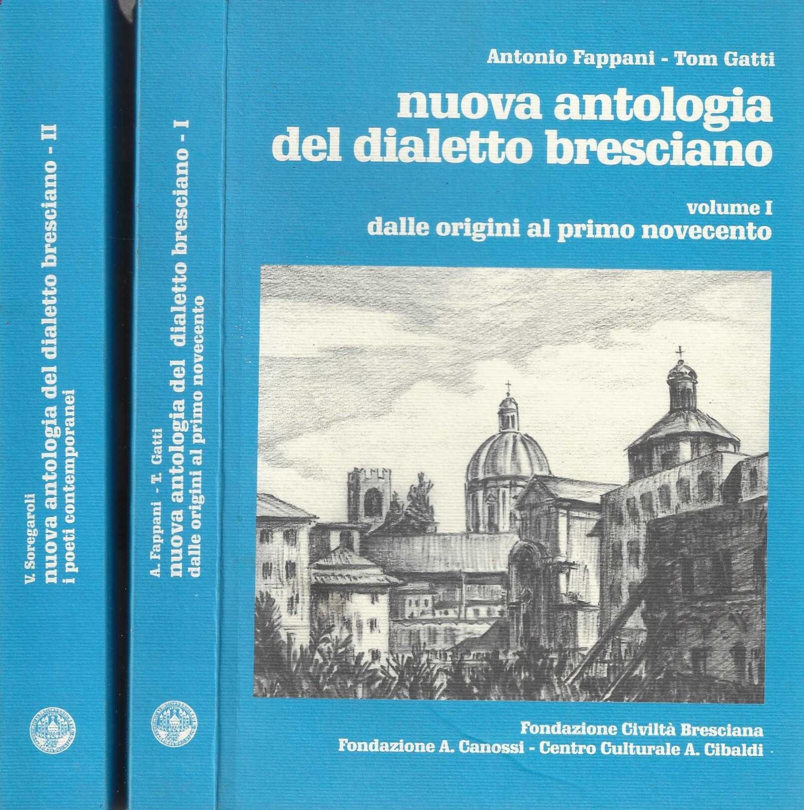 Nuova antologia del dialetto bresciano 2 volumi di Antonio Fappani e Tom Gatti