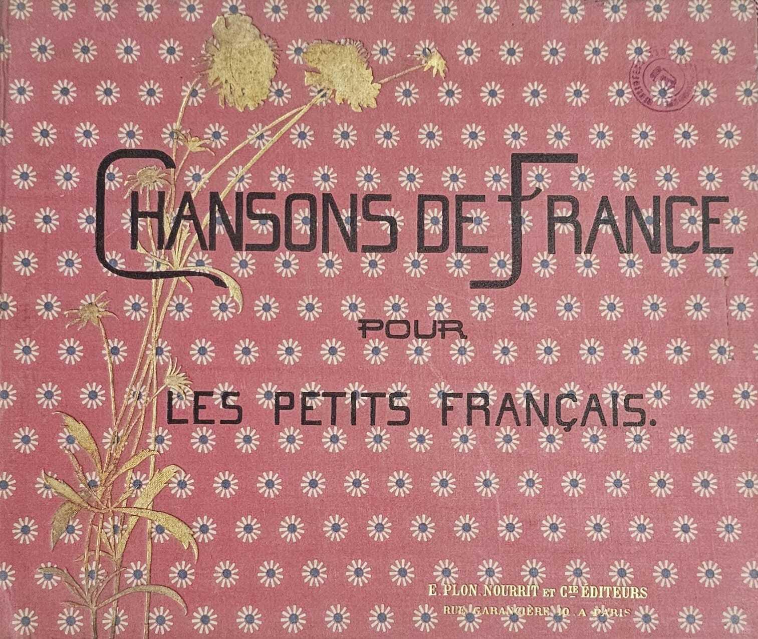 Chansons de France pour les Petits Francais di Weckerlin, J. B