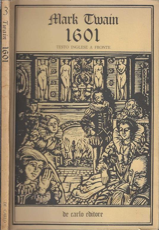 Mark Twain: 1601 Testo inglese a fronte - copertina