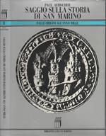Saggio sulla storia di San Marino dalle origini all'anno mille di Paul Aebischer