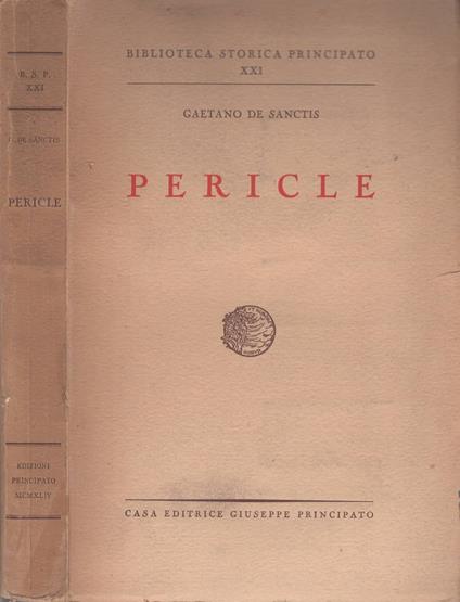 Pericle di Gaetano De Sanctis - copertina