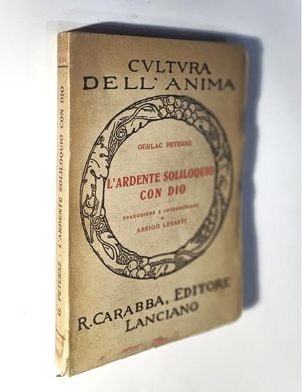 L' ardente soliloquio con Dio di Gerlac Petersz - copertina