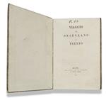 Viaggio Da Desenzano A Trento. Ubicini, Milano. 1844 (senza litografie)