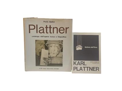 Plattner. Catalogo dell'opera incisa e litografica - copertina