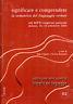 Significare E Comprendere - copertina