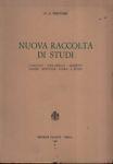 Nuova raccolta di studi - Giuseppe Angelo Peritore - copertina