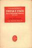 Chiesa e stato. Dalla rivoluzione francese a oggi - L. Salvatorelli - copertina