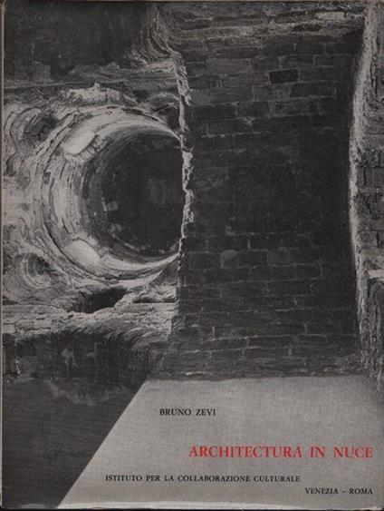 Architectura in nuce - Bruno Zevi - copertina