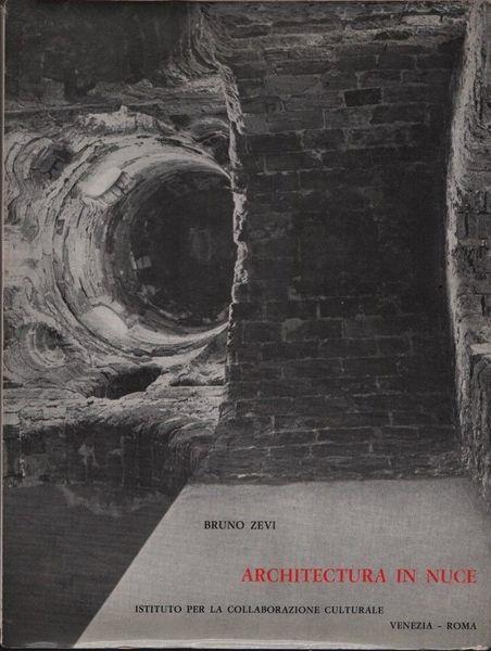 Architectura in nuce - Bruno Zevi - copertina