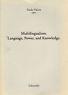 Multilingualism. Language, power, and knowledge - Paolo Valore - copertina