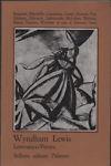 Wyndham Lewis. Letteratura/Pittura
