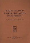 Scienze dell'uomo e scienze della società nel settecento. Atti del convegno di Torino, 27-28 ottobre 1978