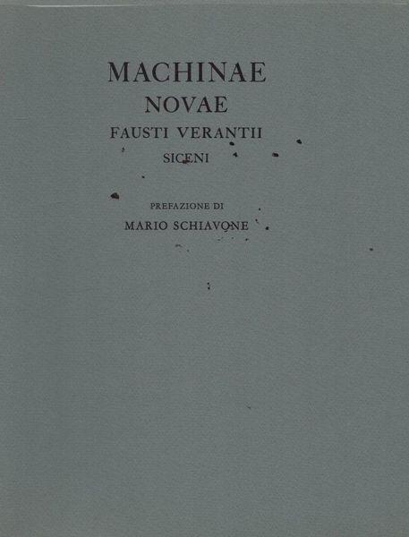 Machinae novae. Fausti verantii siceni