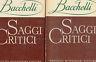Saggi critici - Riccardo Bacchelli - copertina